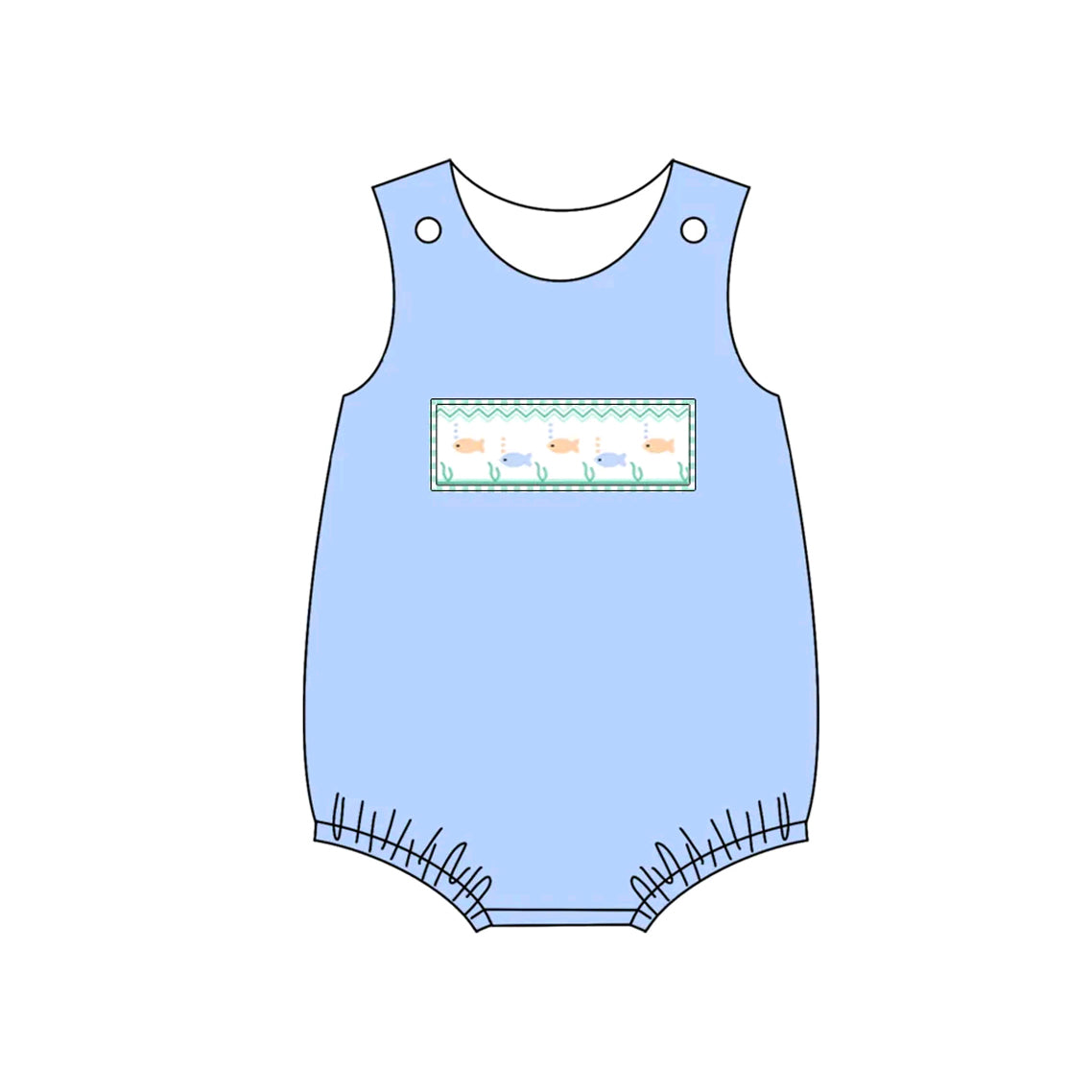 SR2749 preorder fish boy romper 202502