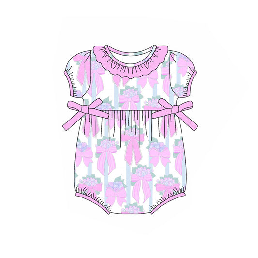 SR2759 bow  preorder girl romper 202502