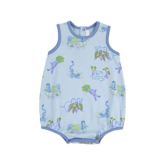 SR2819 tiger animal western  girl summer romper 202502 preorder