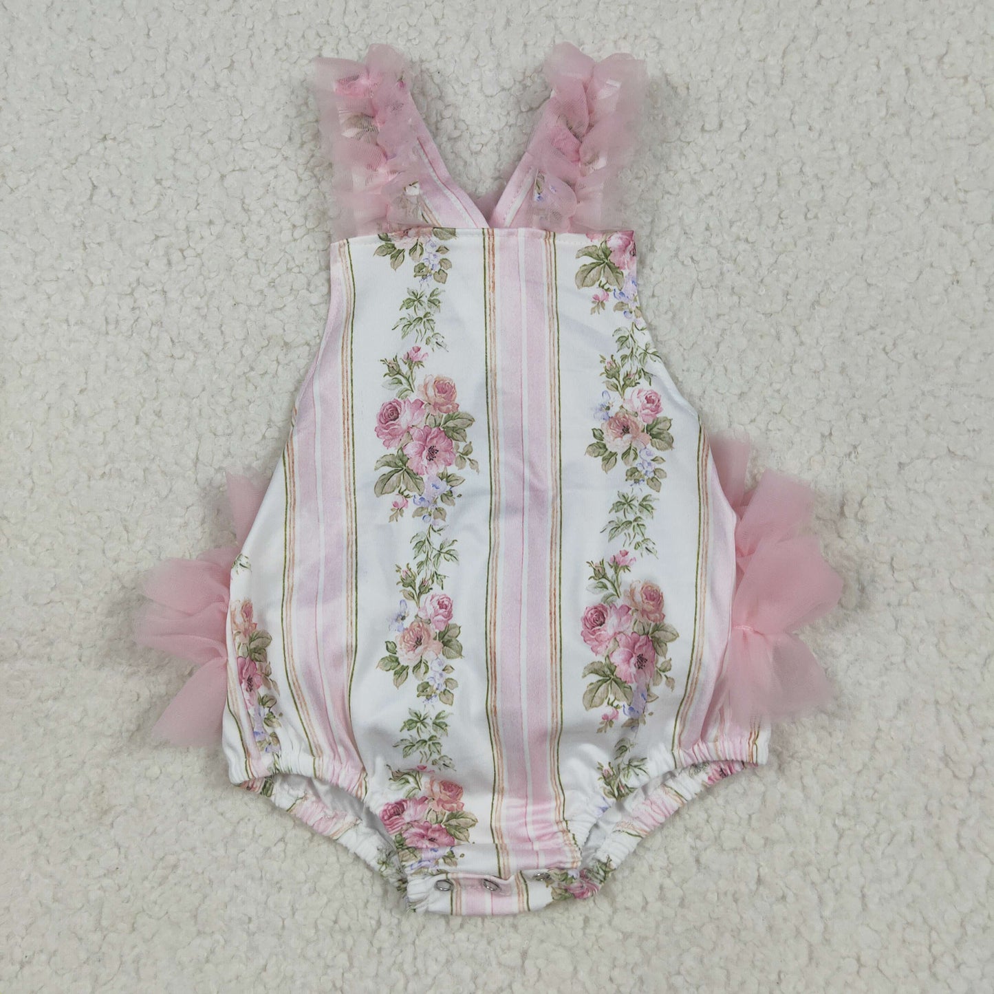 SR2964 flower girl summer romper 202507 RTS