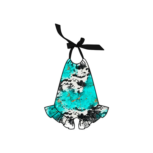 SR3074 cow girl summer romper 202504  preorder