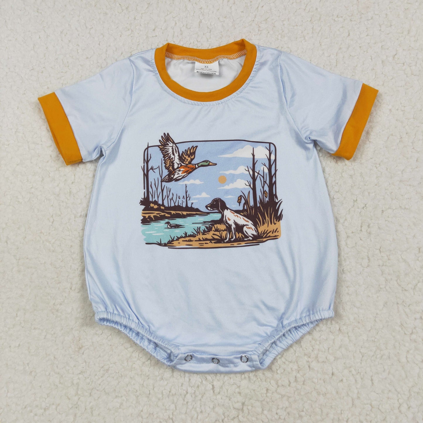 SR3093 duck dog  boy summer romper 202507 RTS