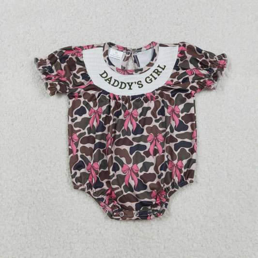 SR3105 embroidery cowboy romper 202512 RTS