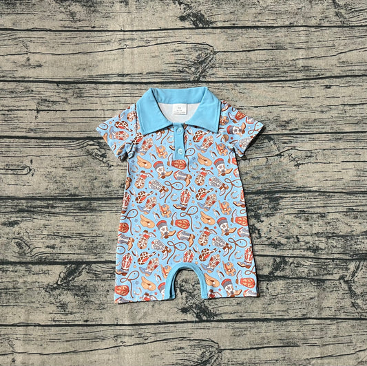 SR3128 western boots boy romper 202505 preorder