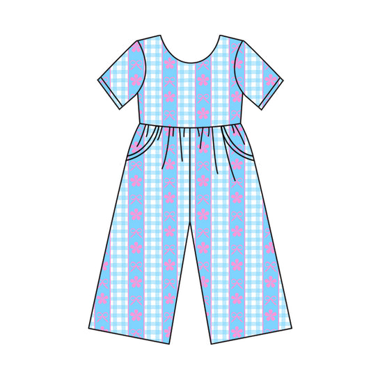 SR3146 blue girl summer  jumpsuit  202506 preorder