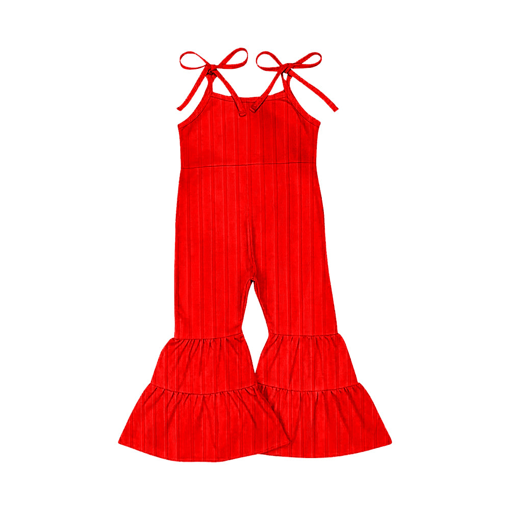 SR3163 red   girl summer  jumpsuit  202506 preorder