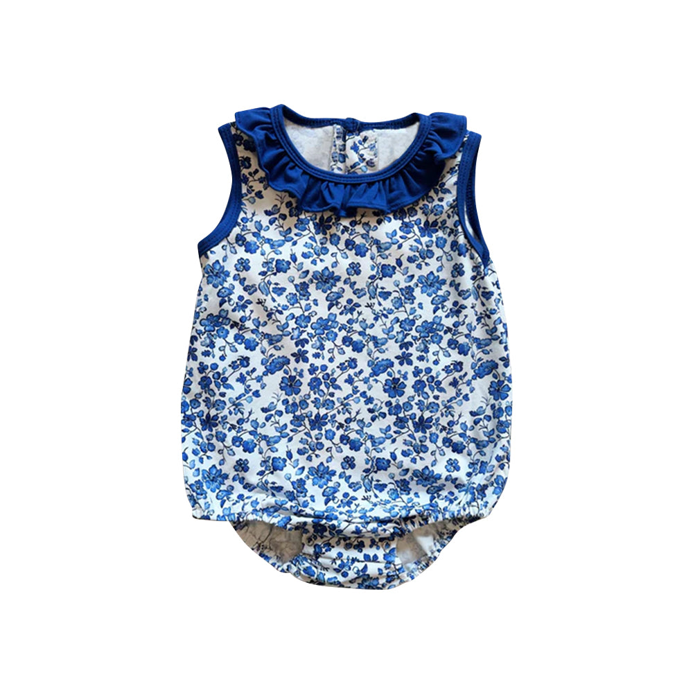SR3169 flowers boy summer romper 202506 preorder