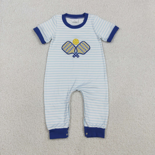 SR3331 Embroidery boy table tanies romper 202511 RTS