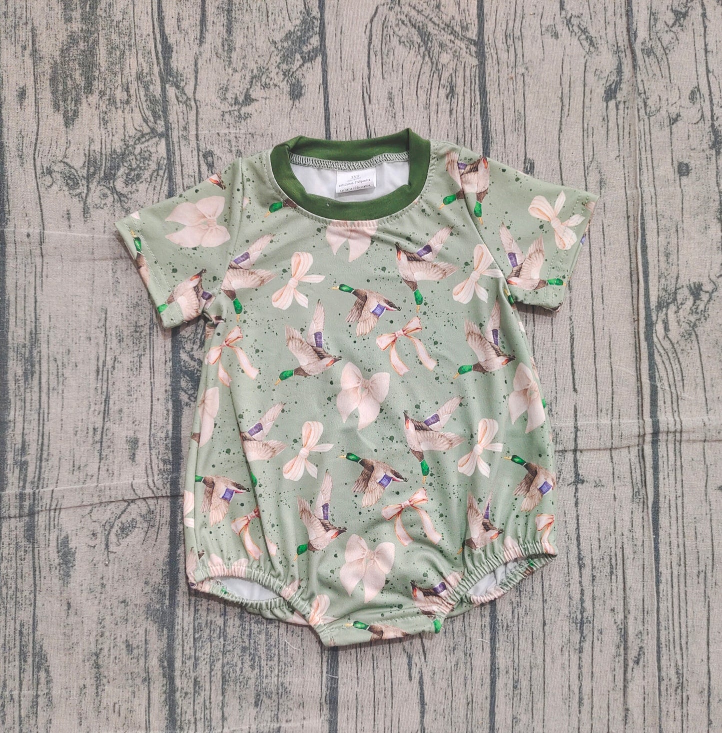 SR3421  boy duck camo romper 202511 preorder