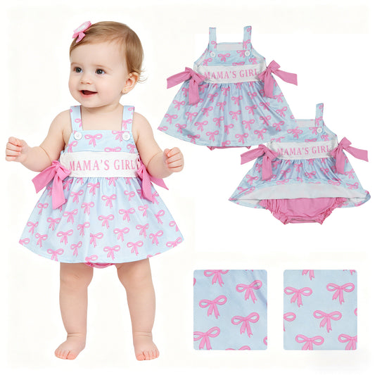 SR3426 BOW MAM'S girl  summer romper 202604 RTS