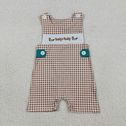 SR3508 embroidery DUCK DADDY'S BUDDY BOY  romper 202603 RTS
