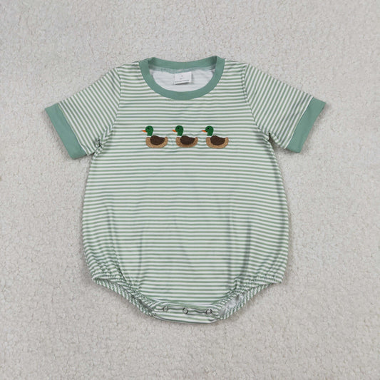 SR3531 embroidery duck girl summer romper 202512 RTS
