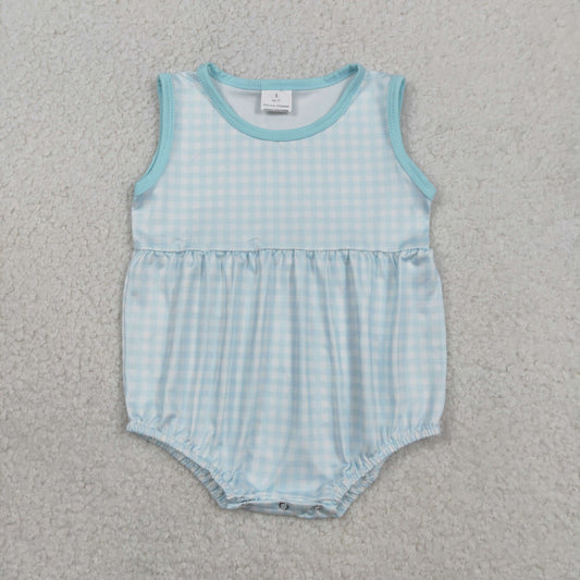 SR3554 grid checkerboard girl summer romper 202601 RTS