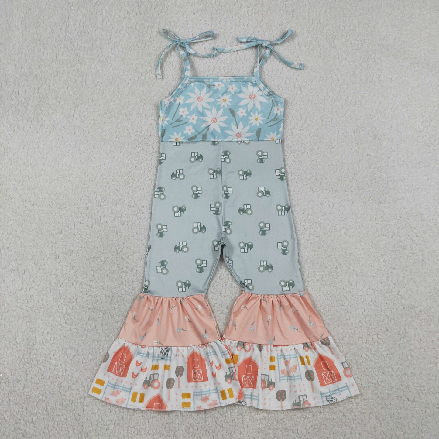 SR3587 western girl jumpsuit overall 202601  RTS