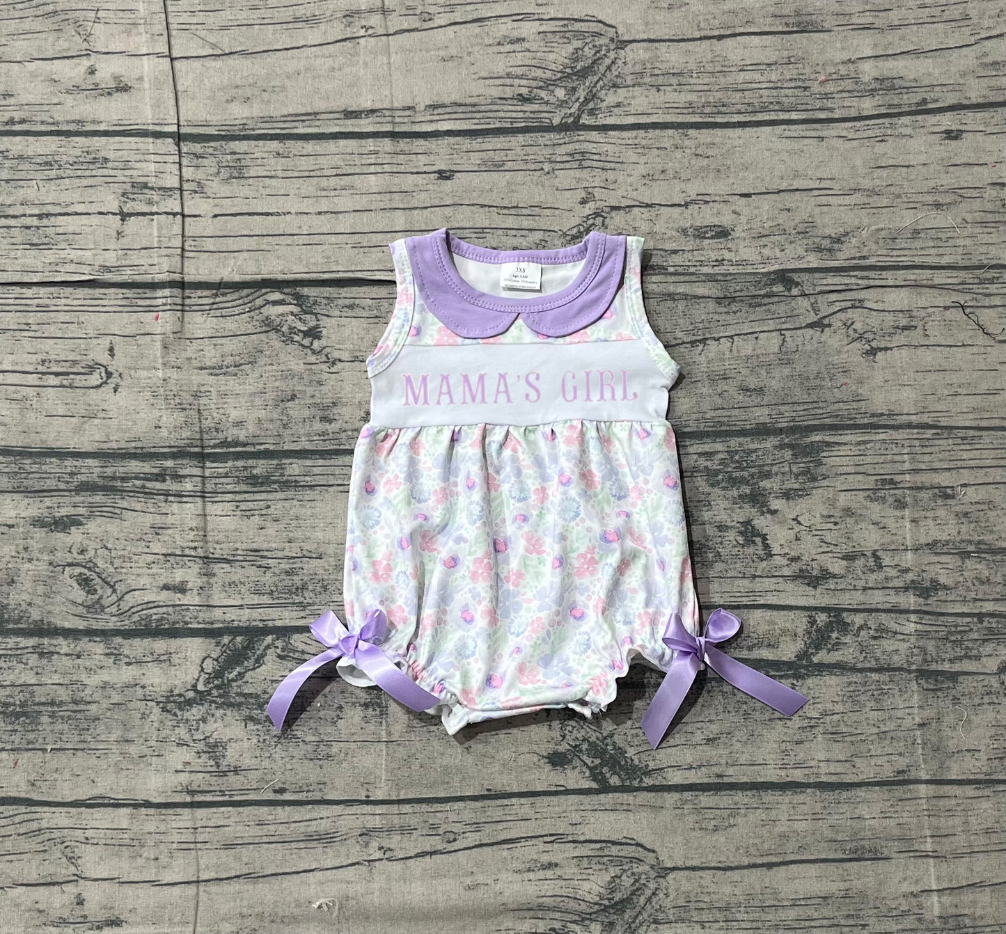 SR3591 embroidery mama's GIRL romper 202512 preorder