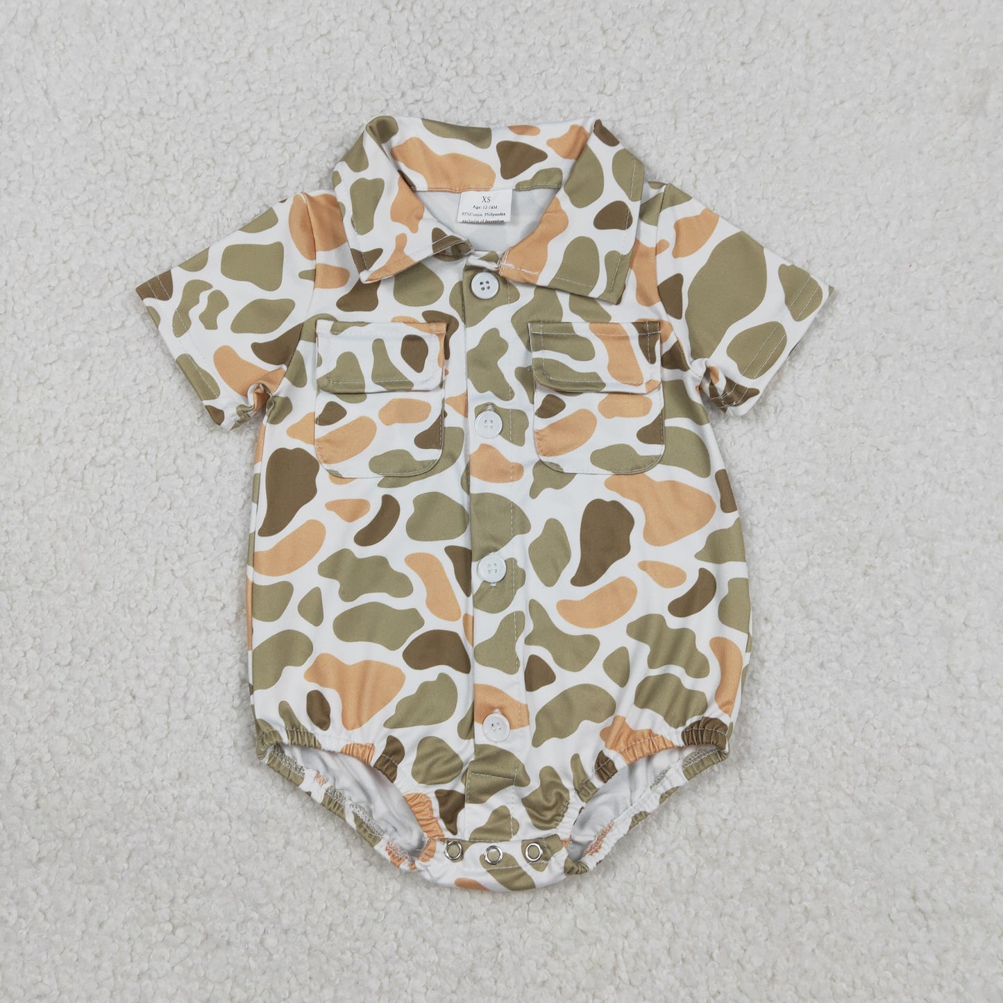 SR3658 camo boy  romper 202512 RTS
