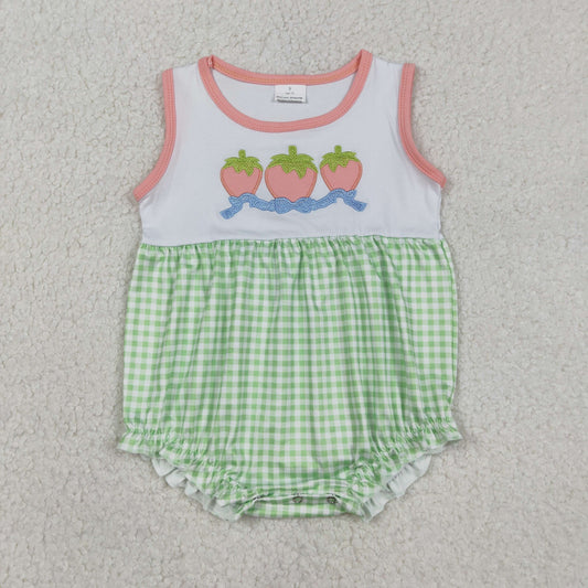 SR3725 embroidery girl summer romper 202601 RTS