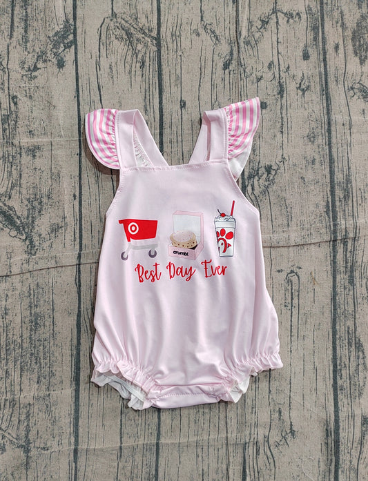 SR3780 hamburger girl summer romper 202601 preorder