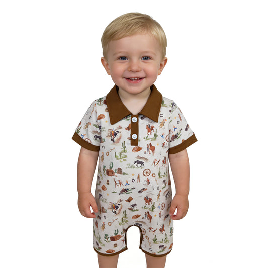 SR3882  BOY highland summer romper 202603 RTS