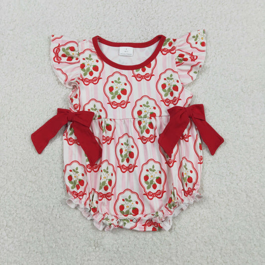 SR3890  strawberry GIRL romper 202601 RTS