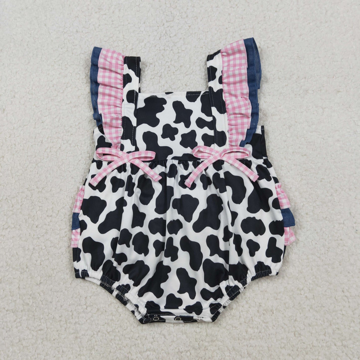 SR3898 cow GIRL romper 202604 RTS