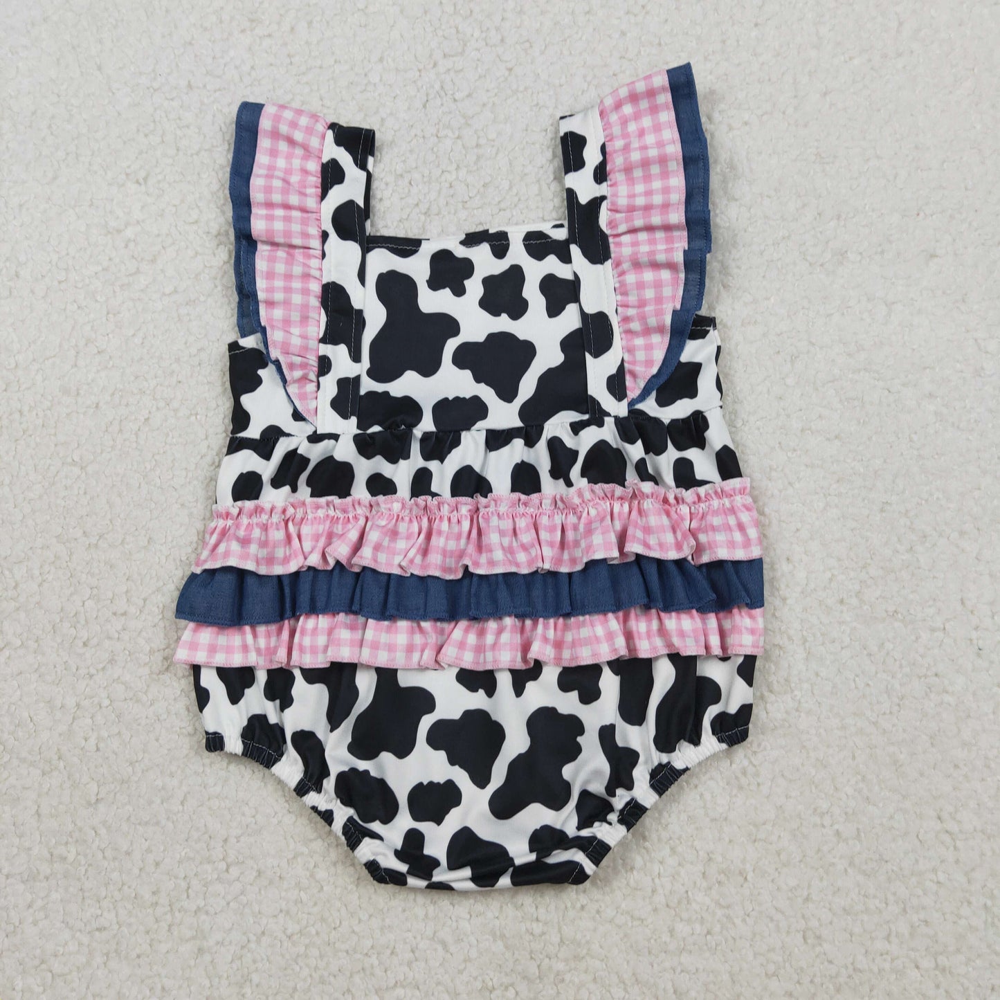 SR3898 cow GIRL romper 202604 RTS