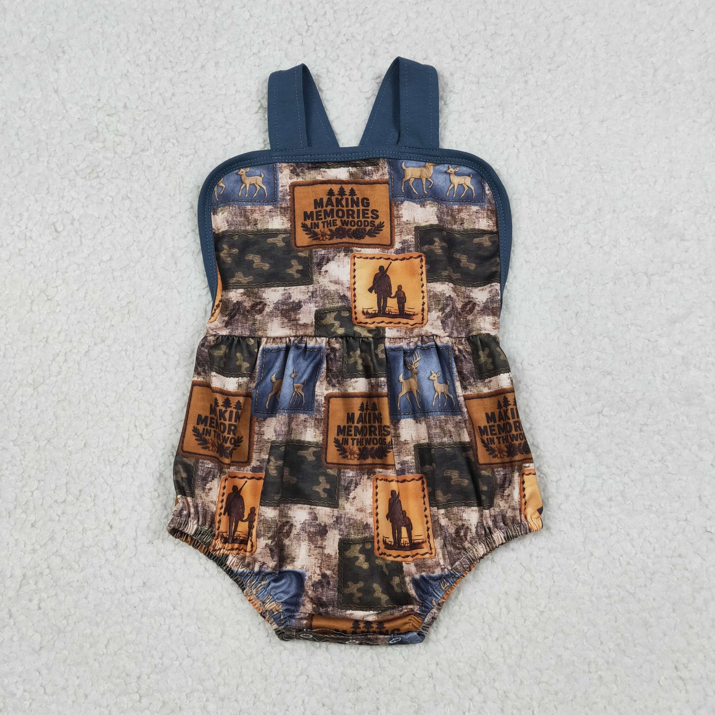 SR3925 western hunter GIRL romper 202603 RTS