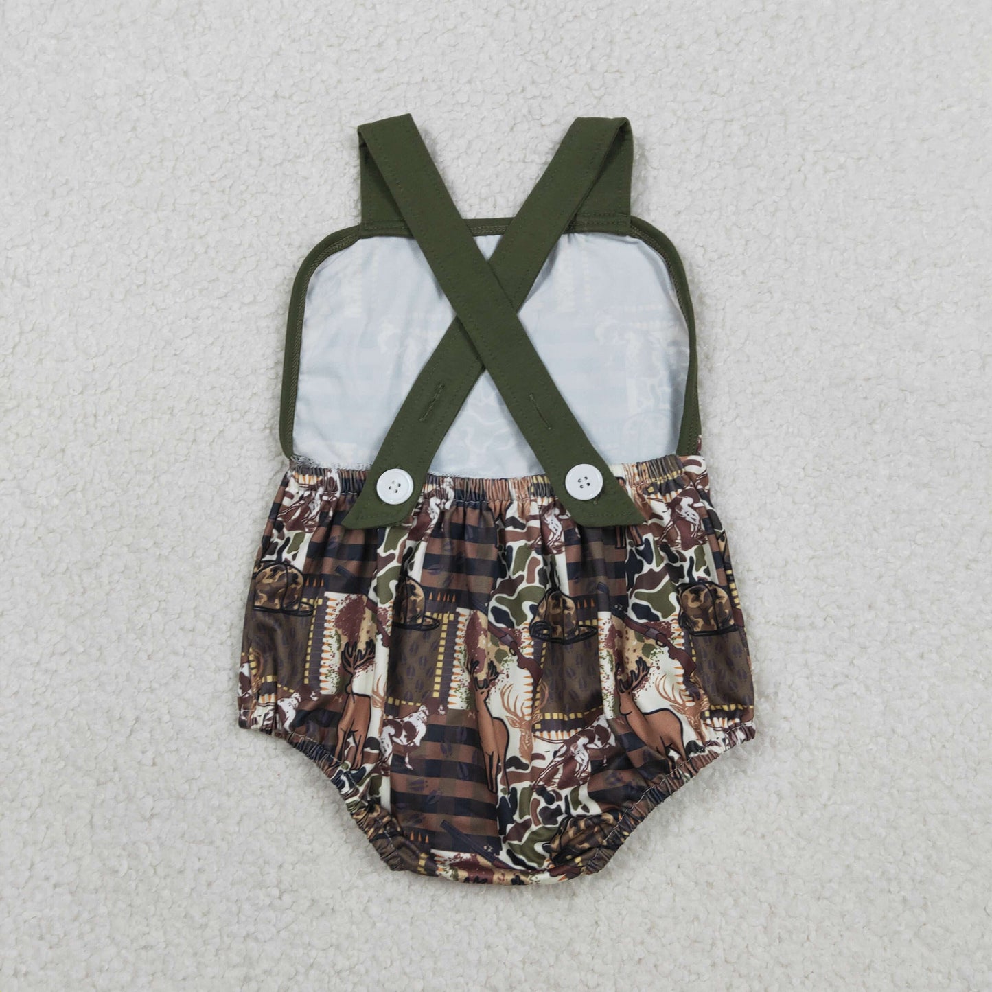 SR3927  camo deer girl romper 202601 RTS