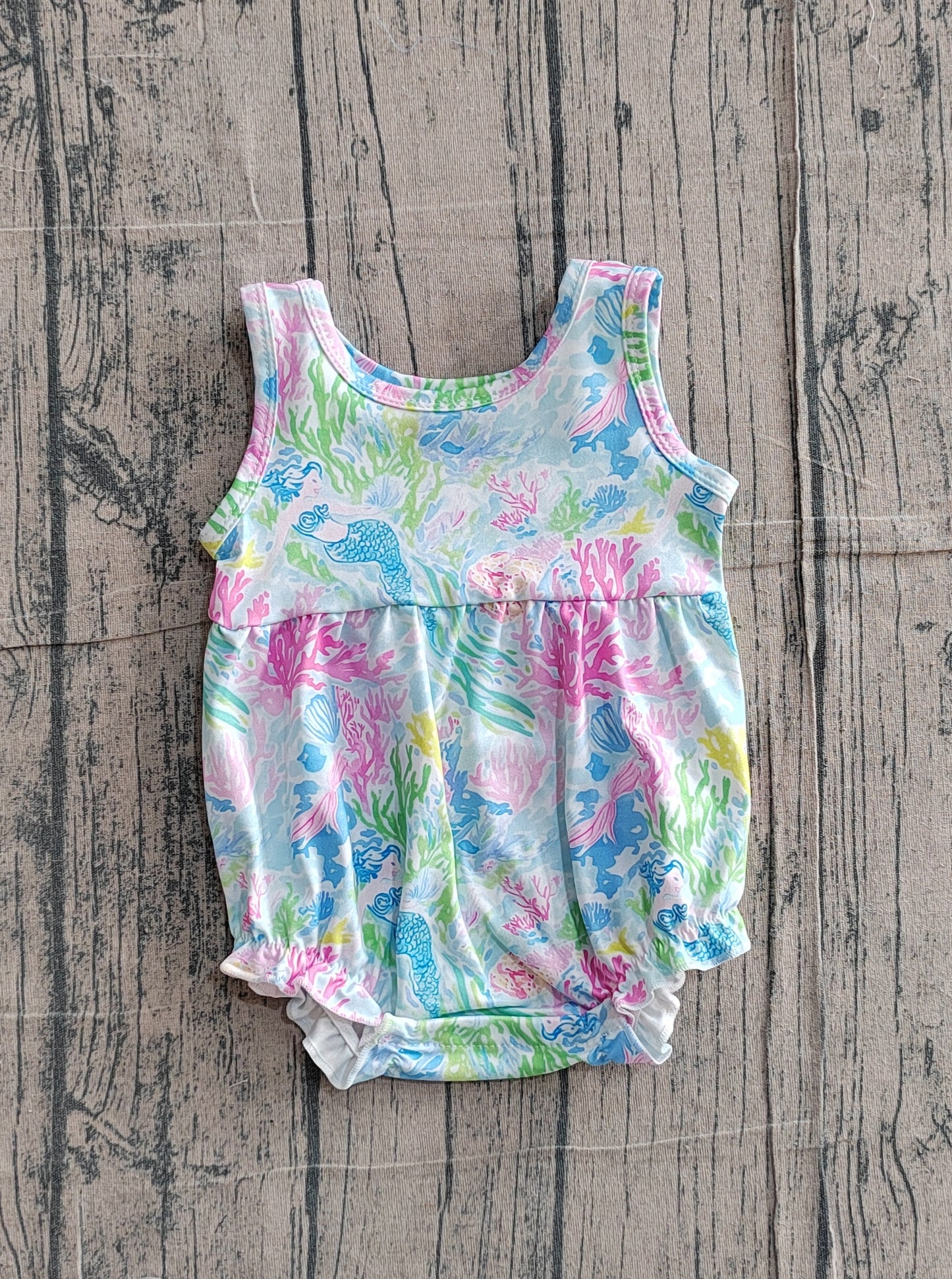 SR3991 flowers  GIRL romper 202603 preorder