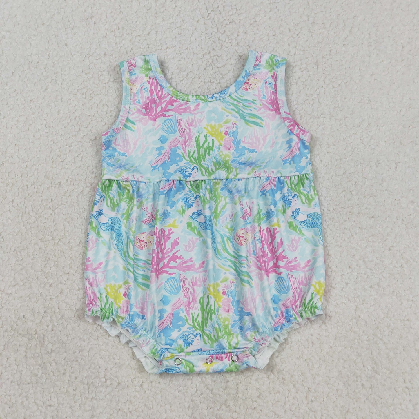 SR3991 flowers  GIRL romper 202603 RTS
