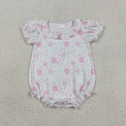SR4023 flowers GIRL romper 202603 RTS
