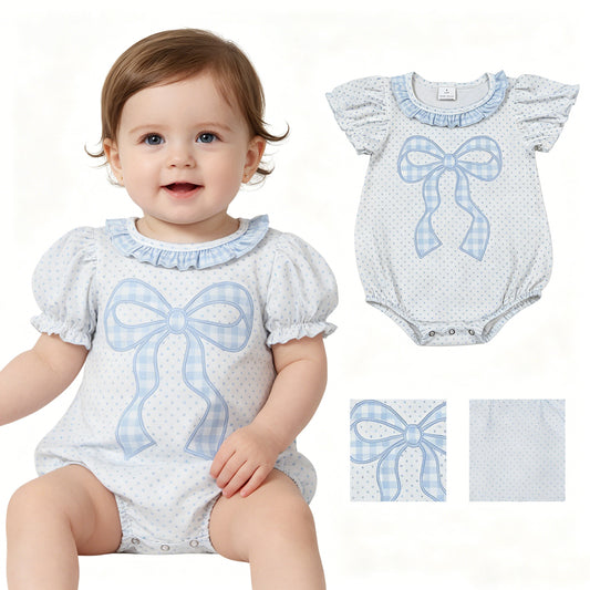 SR4089 BOW girl summer romper 202605 RTS