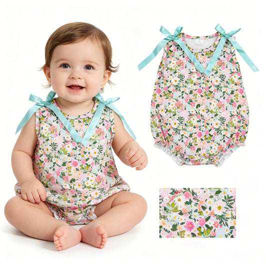 SR4111 flower girl summer romper 202605 RTS