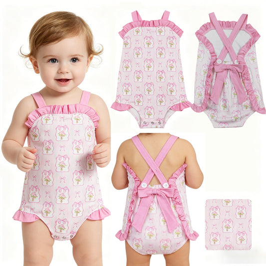 SR4112 flower girl summer romper 202604 RTS