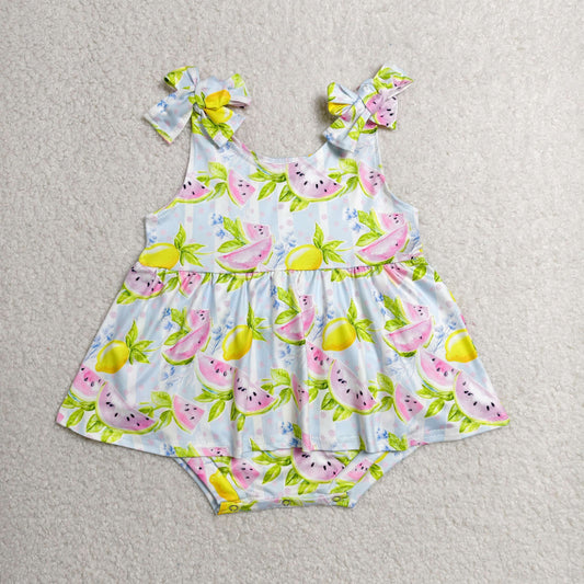 SR4135 Lemon girl romper overall 202607 RTS