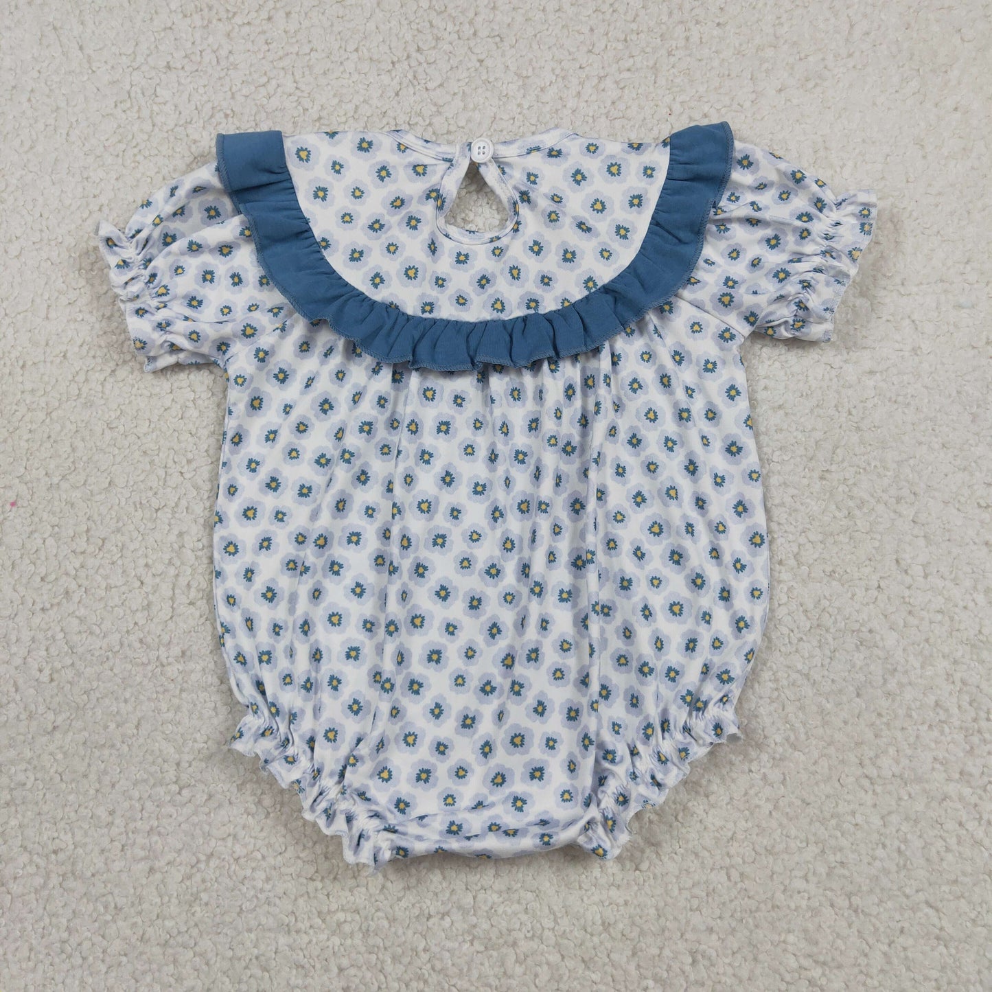 SR4141 SMOCKED Daddy‘s girl romper overall 202607  RTS