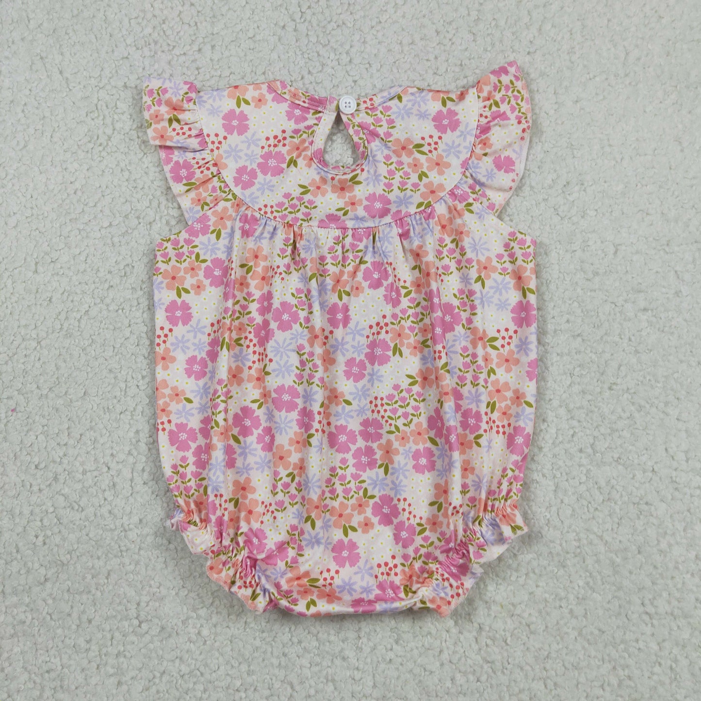 SR4142 MOCKED love Dad girl romper overall 202607  RTS