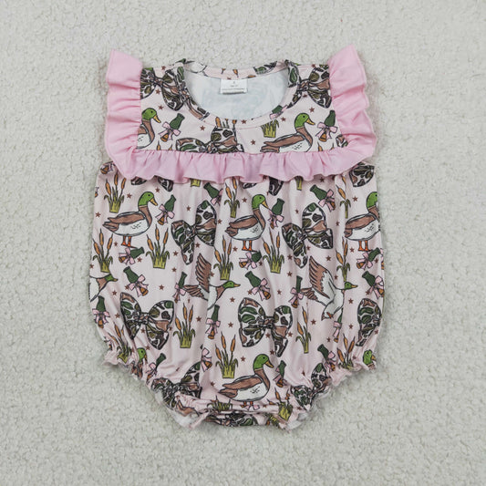 SR4160 duck bow  GIRL romper 202607 RTS