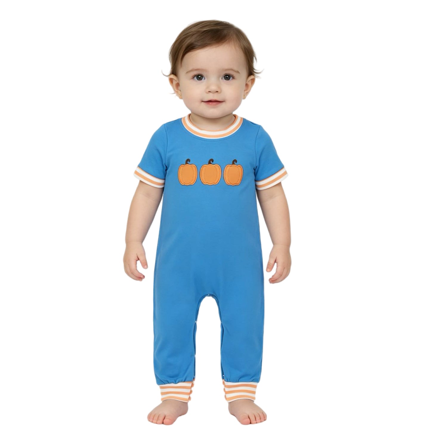 RTS SR4285 Embroidery Baby Short Sleeve Romper casual outfit 202608