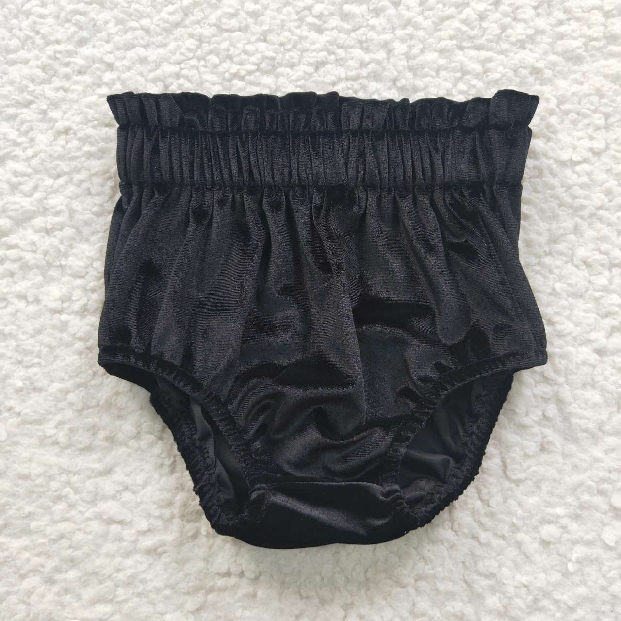 SS0102 black velvet Bummies  20230720 RTS