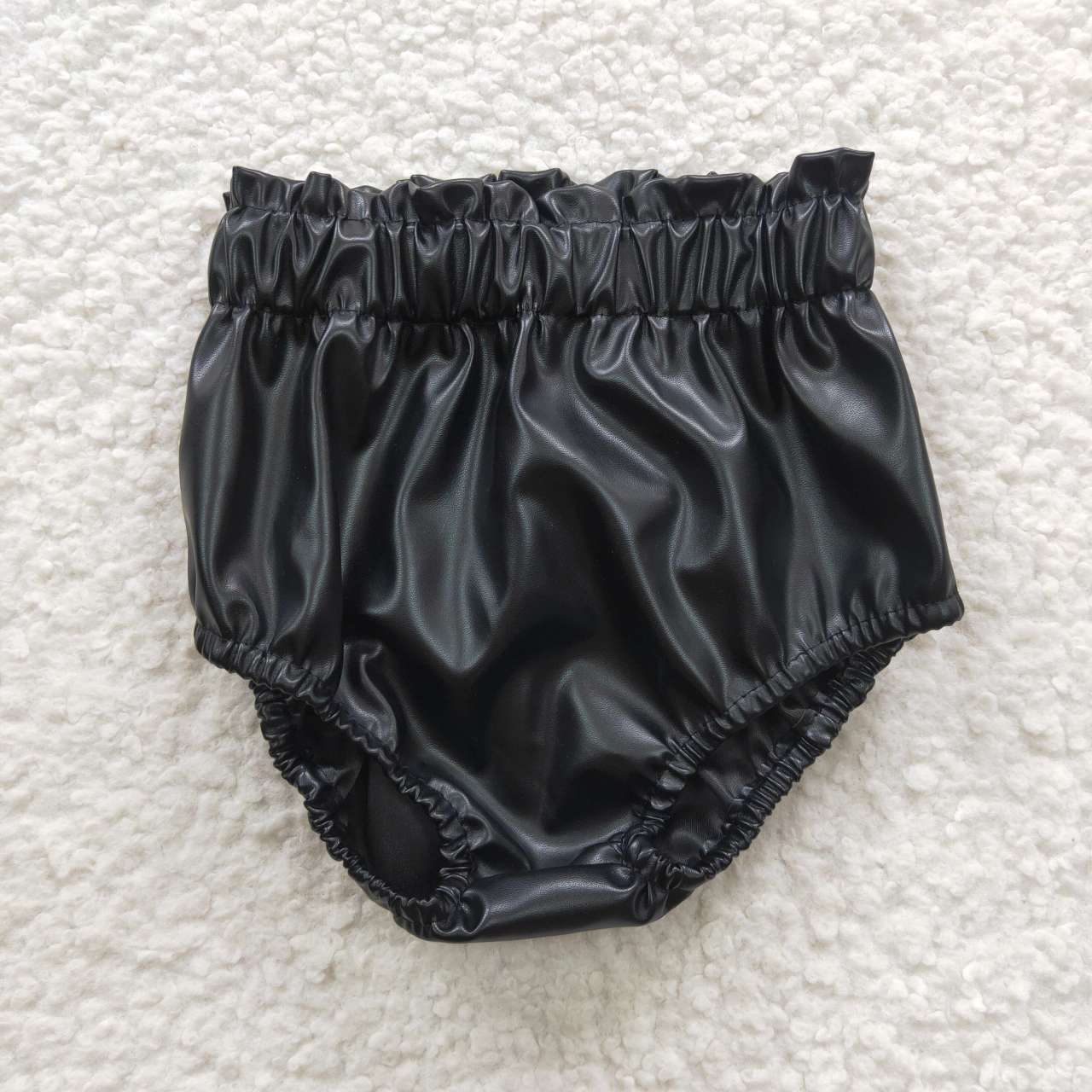 SS0105 leather black Bummies bloomer 20230720 RTS