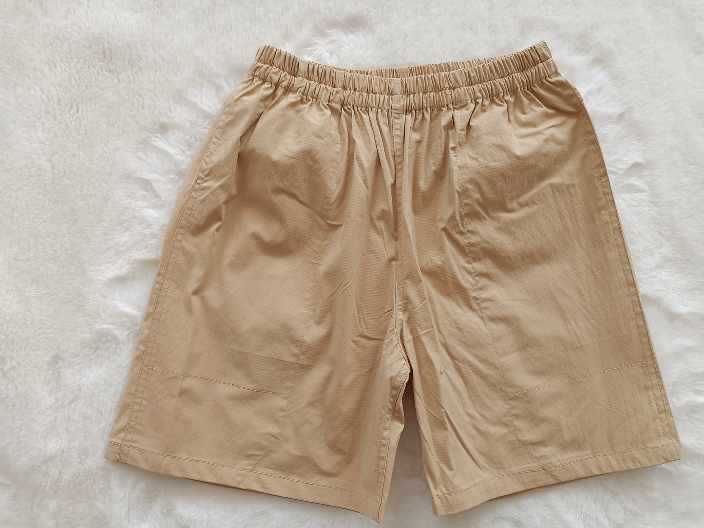 SS0106 girl boys shorts cotton solid brown pocket preorder 20230617 preorder