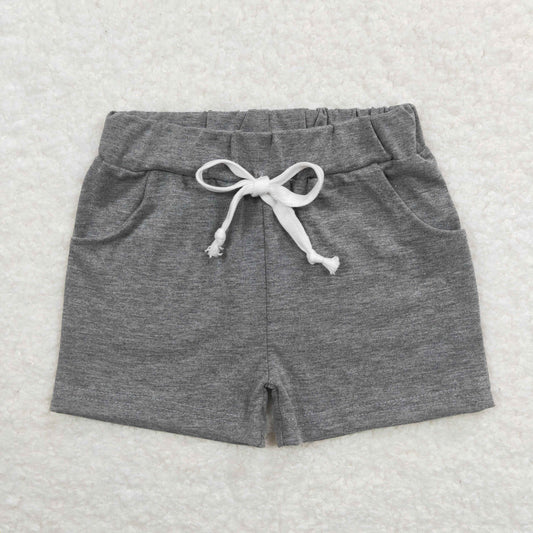 SS0133 grey drawstring boy shorts cotton new RTS COTTON