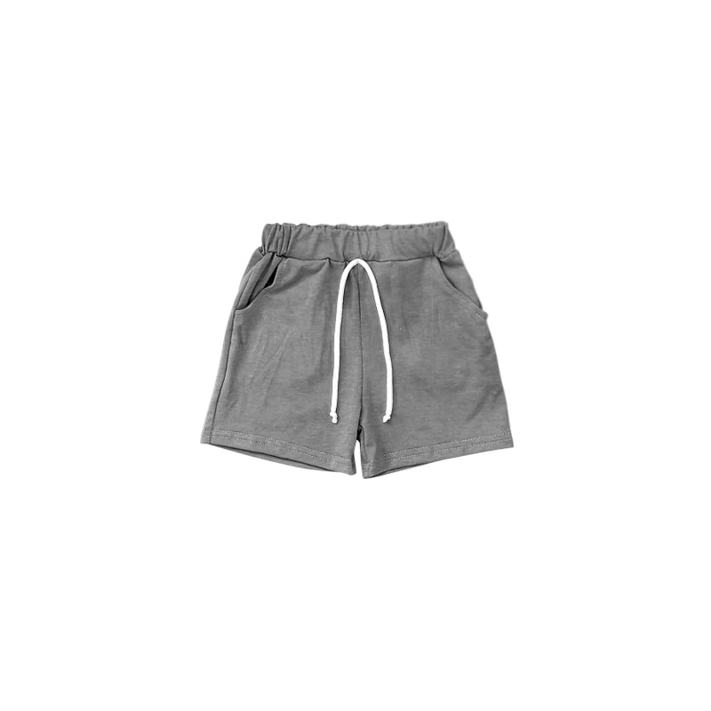 SS0133 grey drawstring boy shorts cotton new RTS COTTON