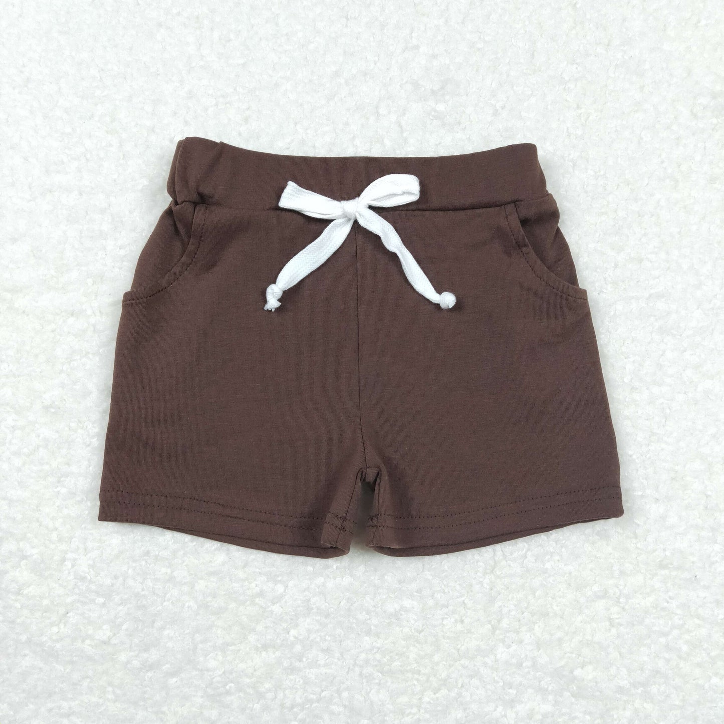 SS0134 brown drawstring boy shorts cotton RTS 202312