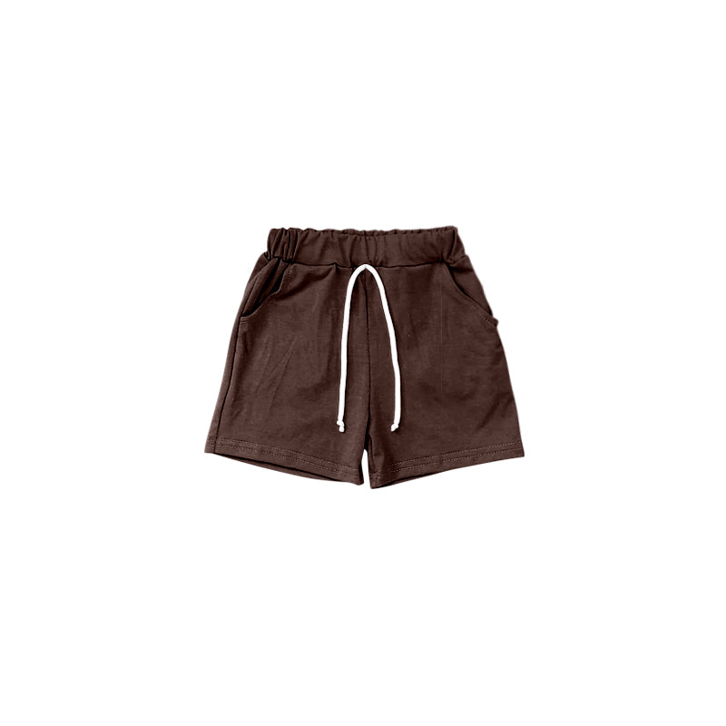 SS0134 brown drawstring boy shorts cotton RTS 202312