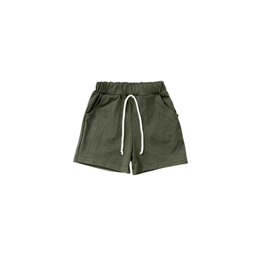 SS0135 green drawstring boy shorts cotton new preorder