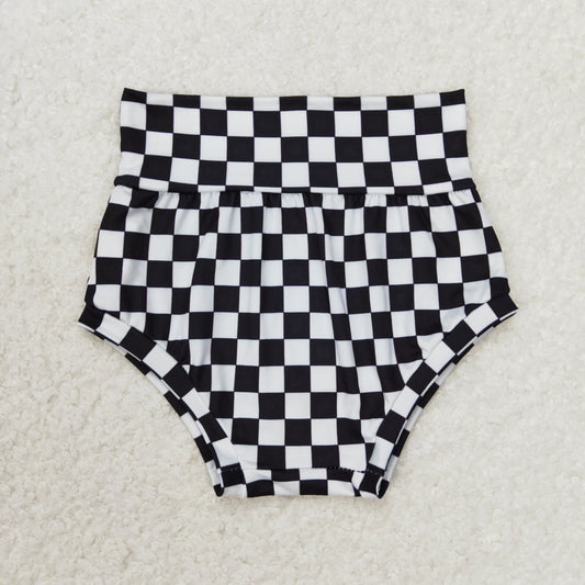 SS0139  Bummies checkerboard boy bloomer shorts 202405 RTS