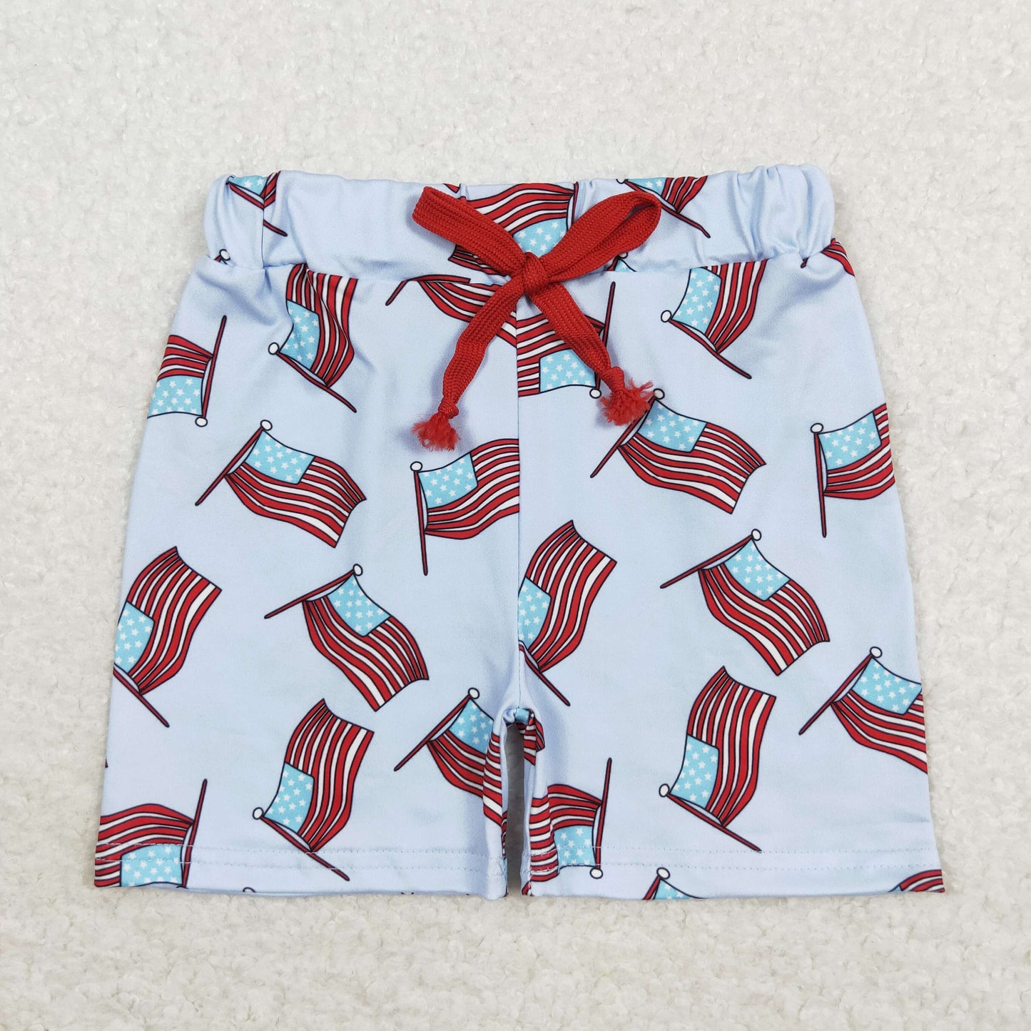 SS0174 boy July 4th swimming trunks shorts  202405 RTS