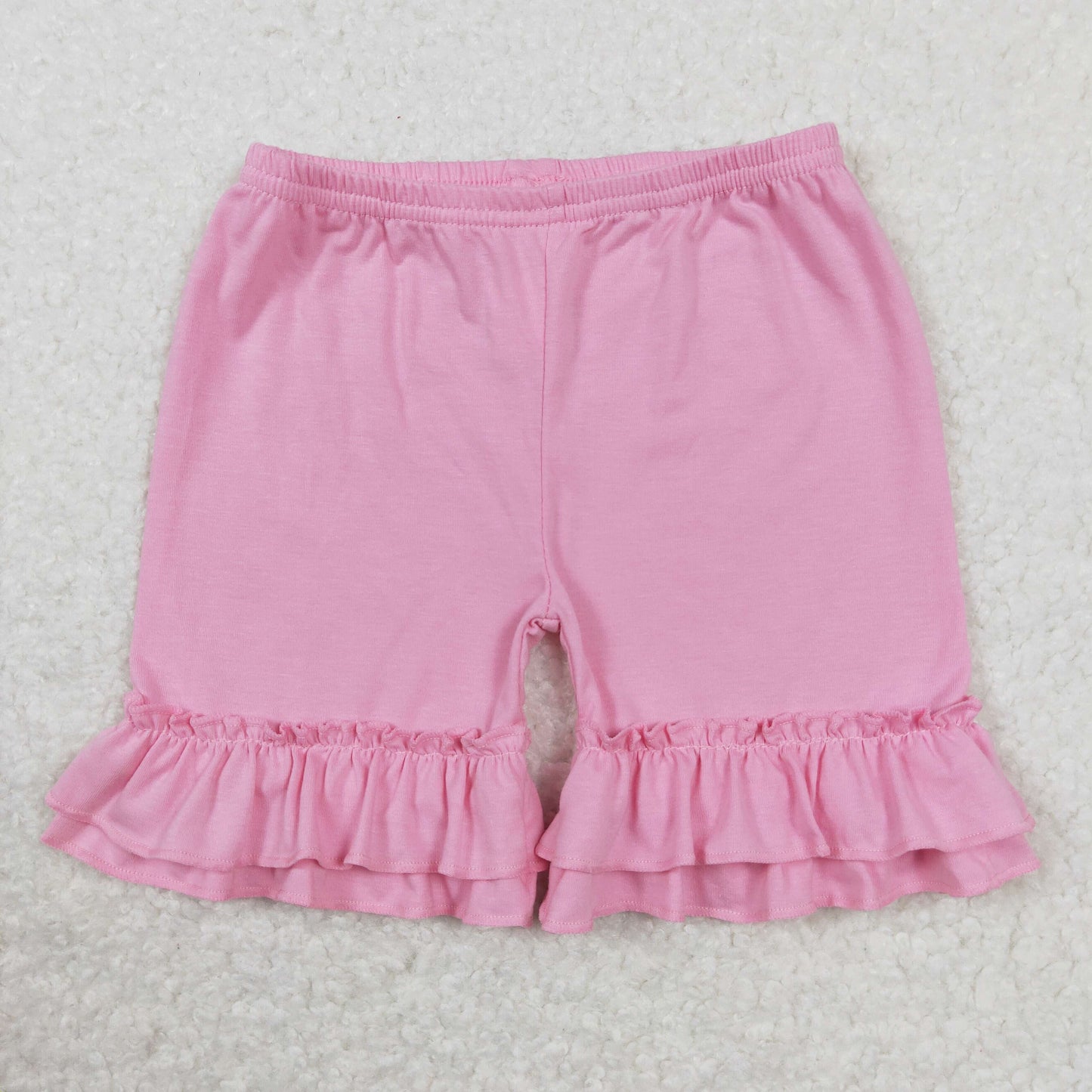 SS0181 girl PINK  ruffles shorts pants 202403 rts